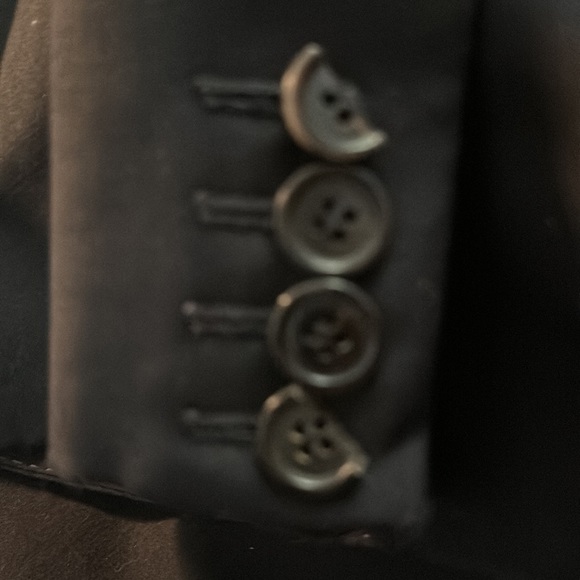 Vintage Anne Valerie Hash pour Cartier mens blazer 54 EU 44 US black - Picture 9 of 10